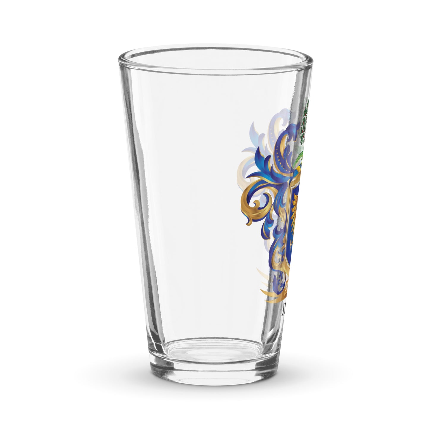Dunn Family Crest beer glass-Family Crests Store