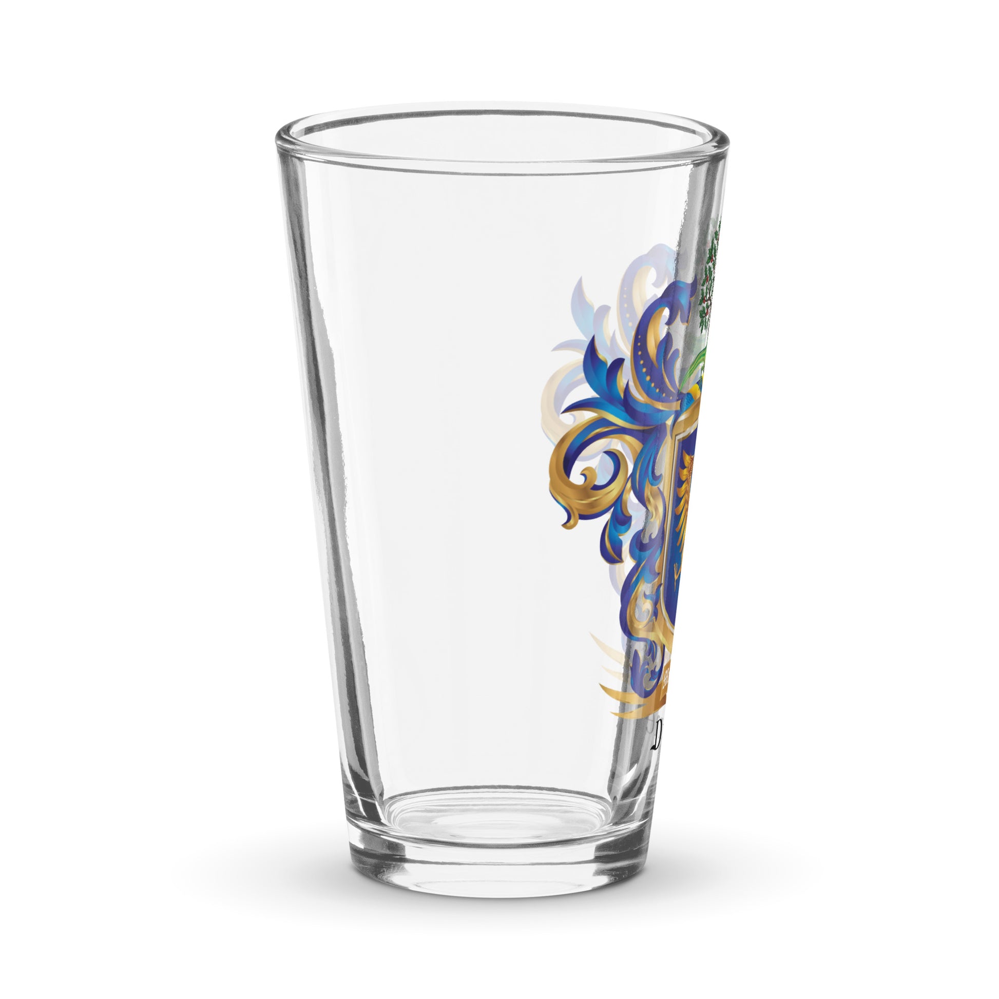 Dunne Family Crest beer glass-Family Crests Store
