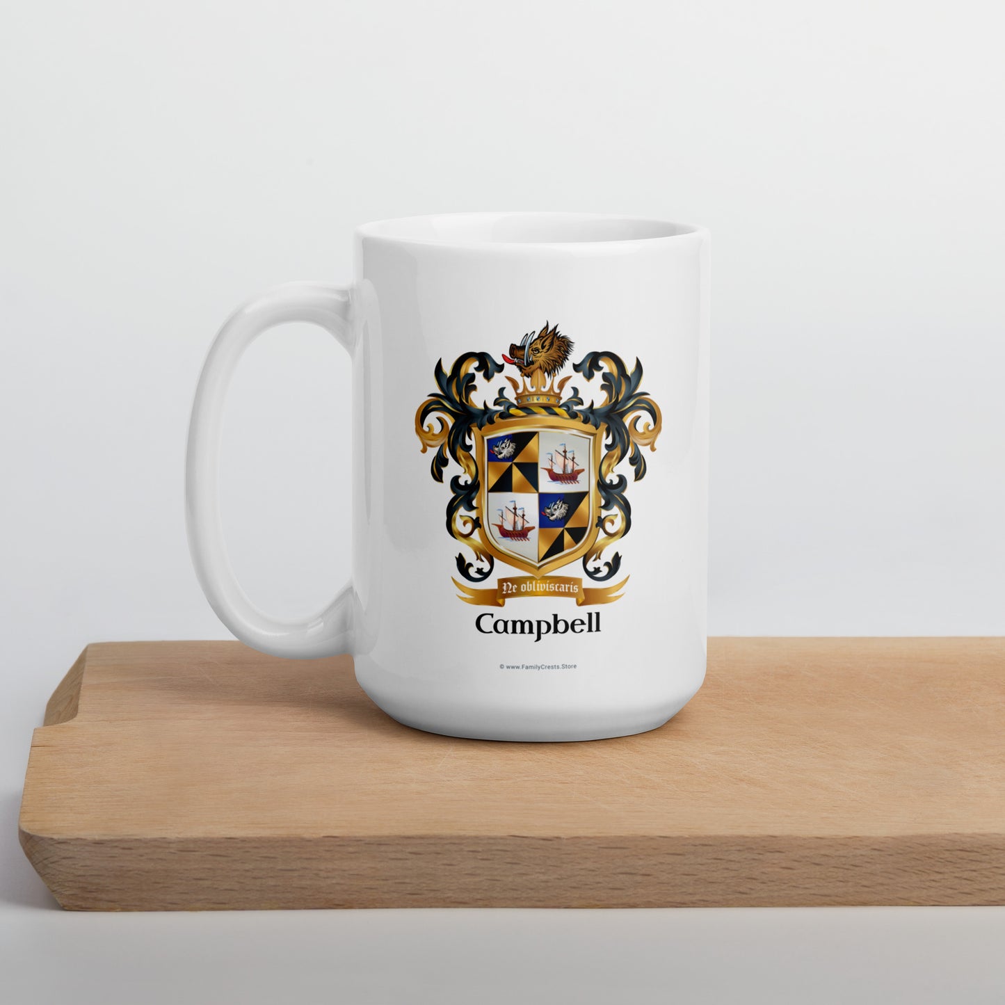 Campbell Family Crest mug - Argyll origin