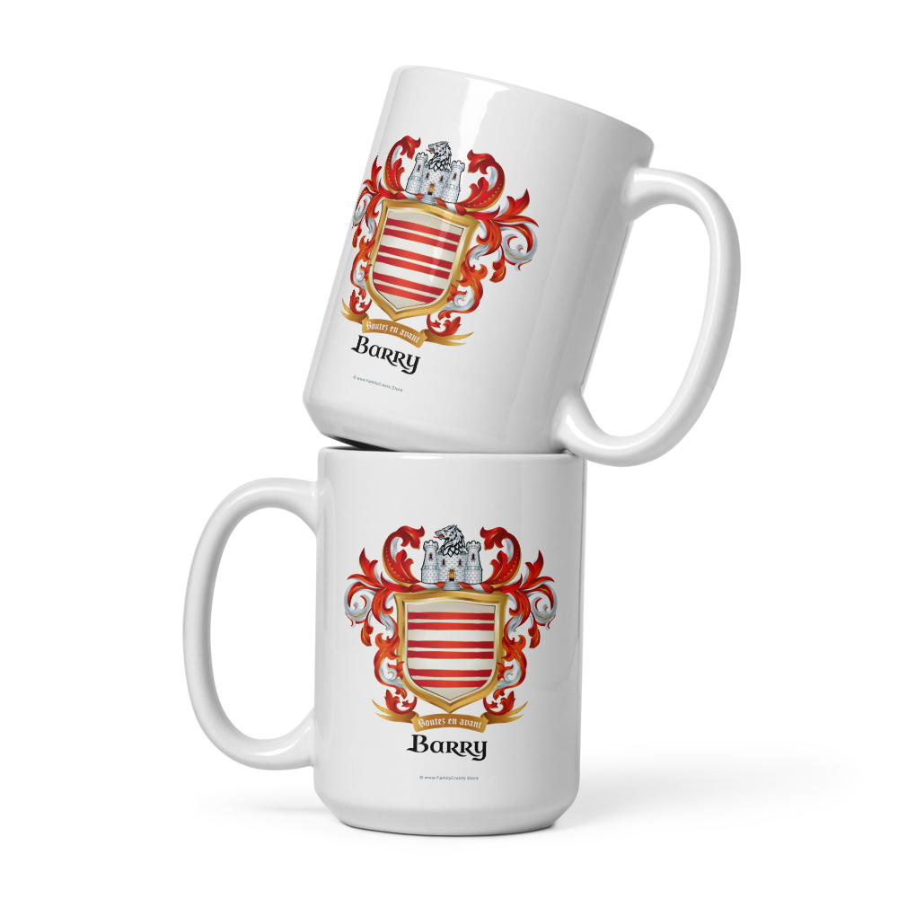 Barry Family Crest mug
