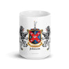 Johnson Family Crest mug -  with lions