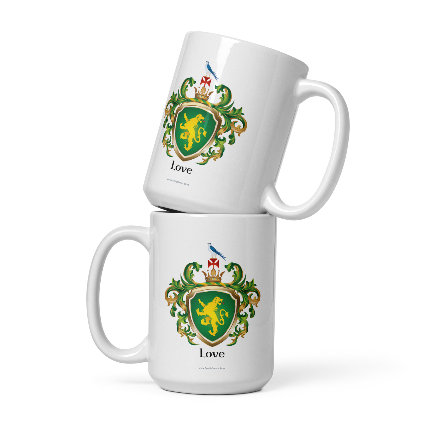 Love Family Crest mug