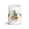 O'Sullivan Family Crest mug - with robins