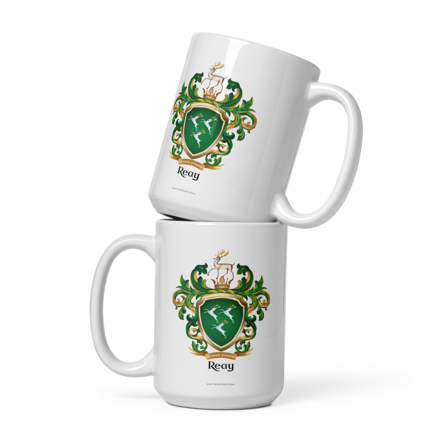 Reay Family Crest mug