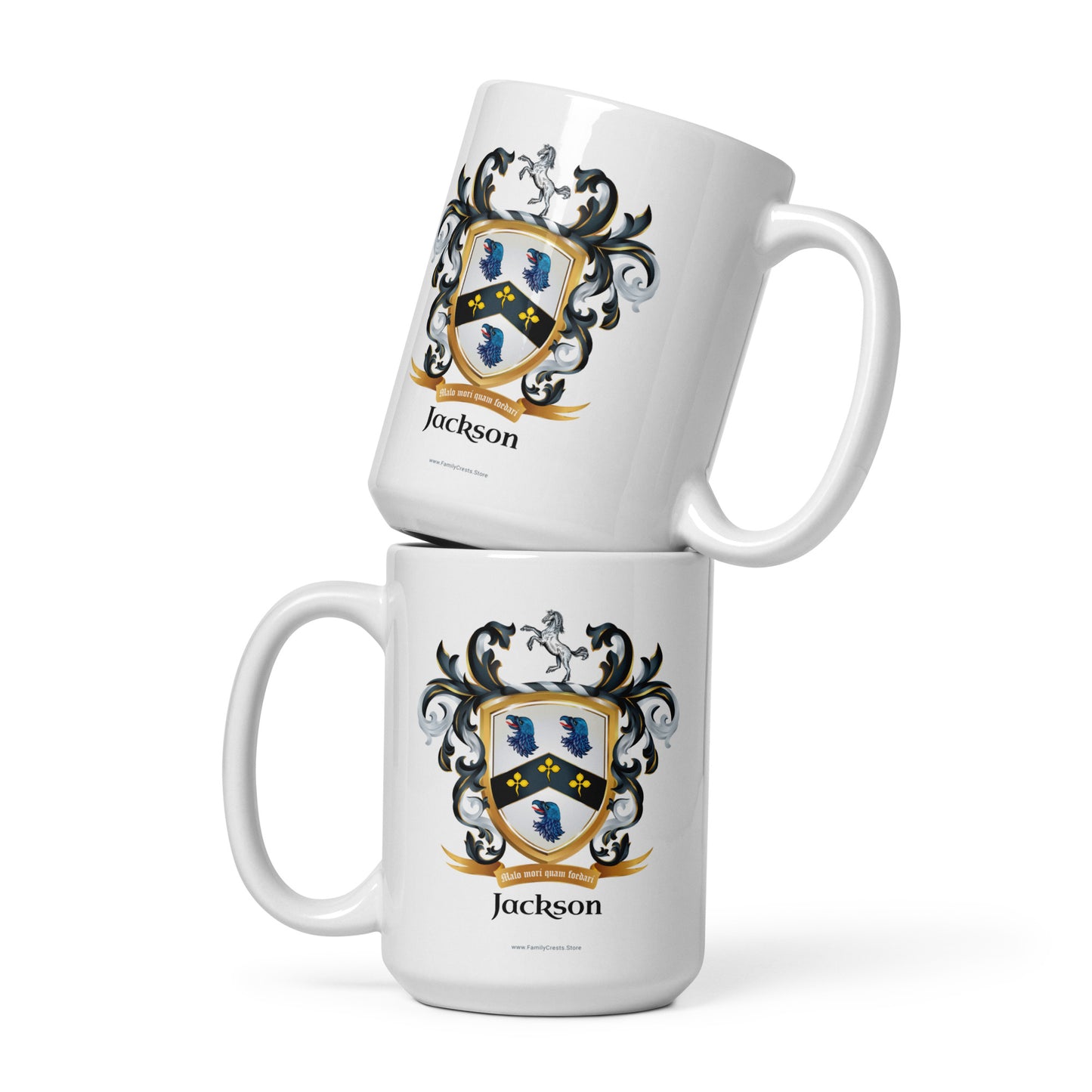 Jackson Family Crest mug-Family Crests Store
