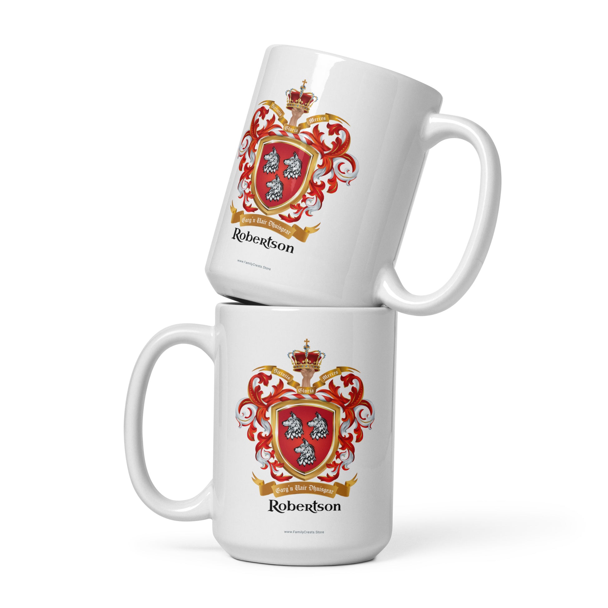 Robertson Family Crest mug-Family Crests Store