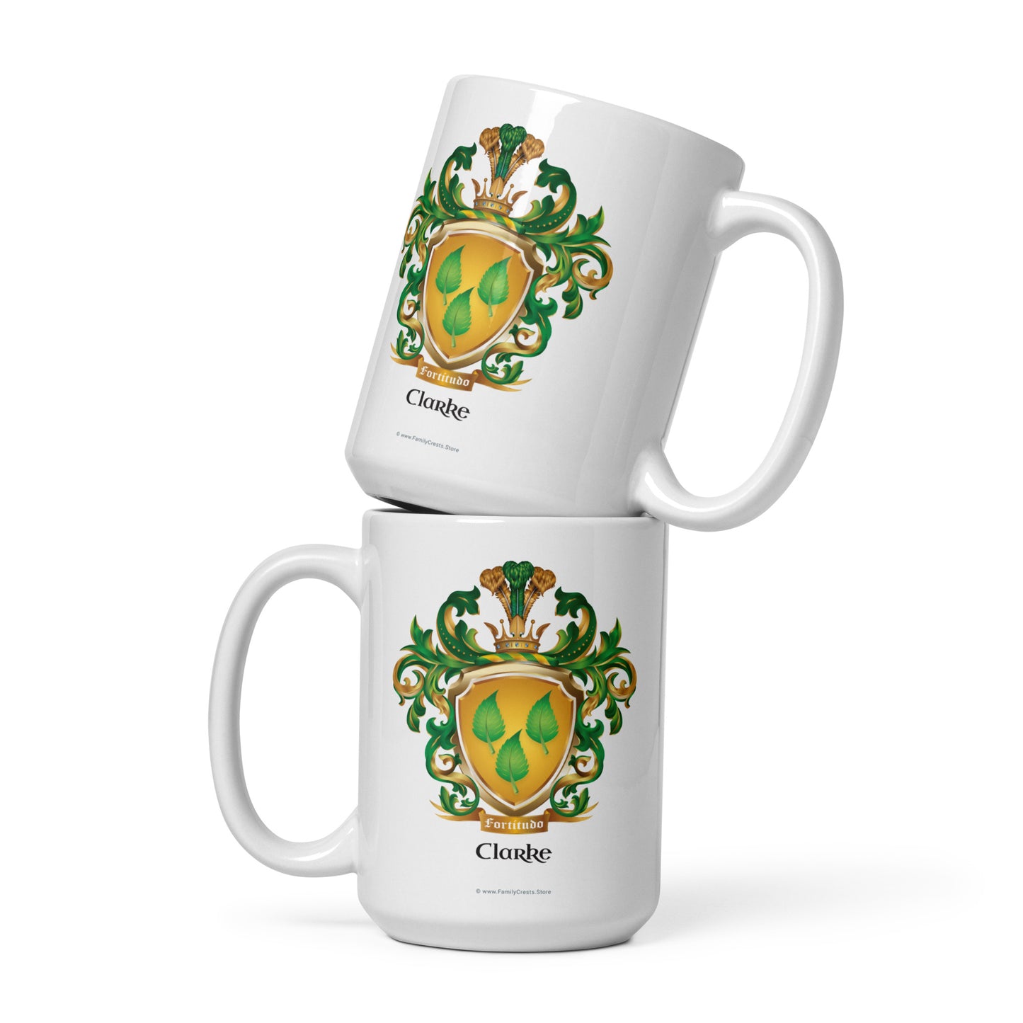 Clarke Family Crest mug-Family Crests Store