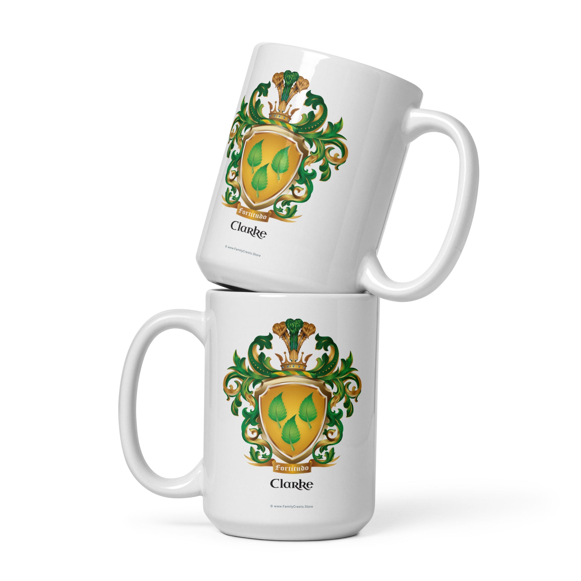 Clarke Family Crest mug-Family Crests Store