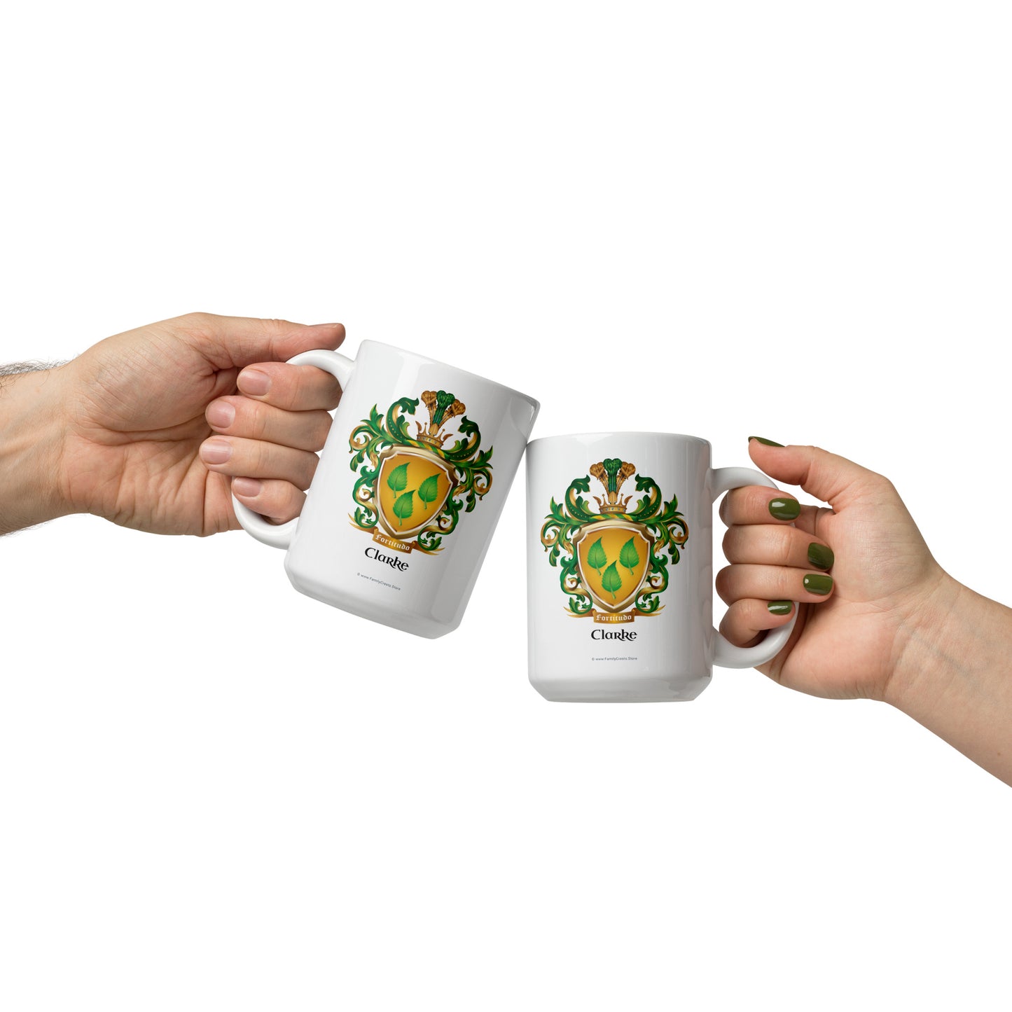 Clarke Family Crest mug-Family Crests Store