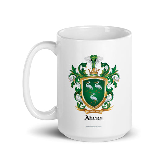 Ahern Family Crest mug-Family Crests Store