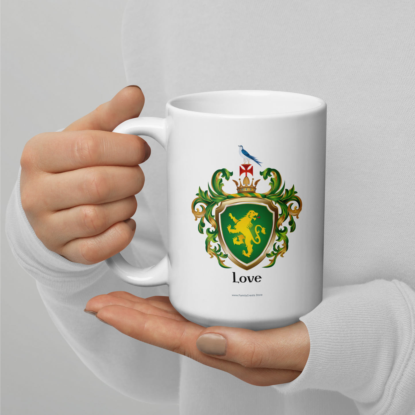 Love Family Crest mug