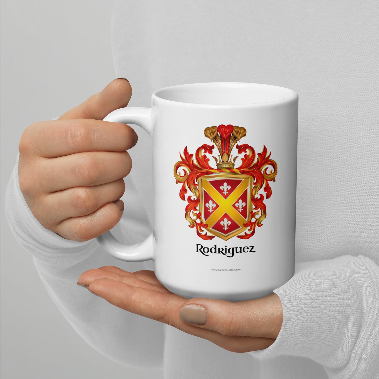 Rodriguez Family Crest mug