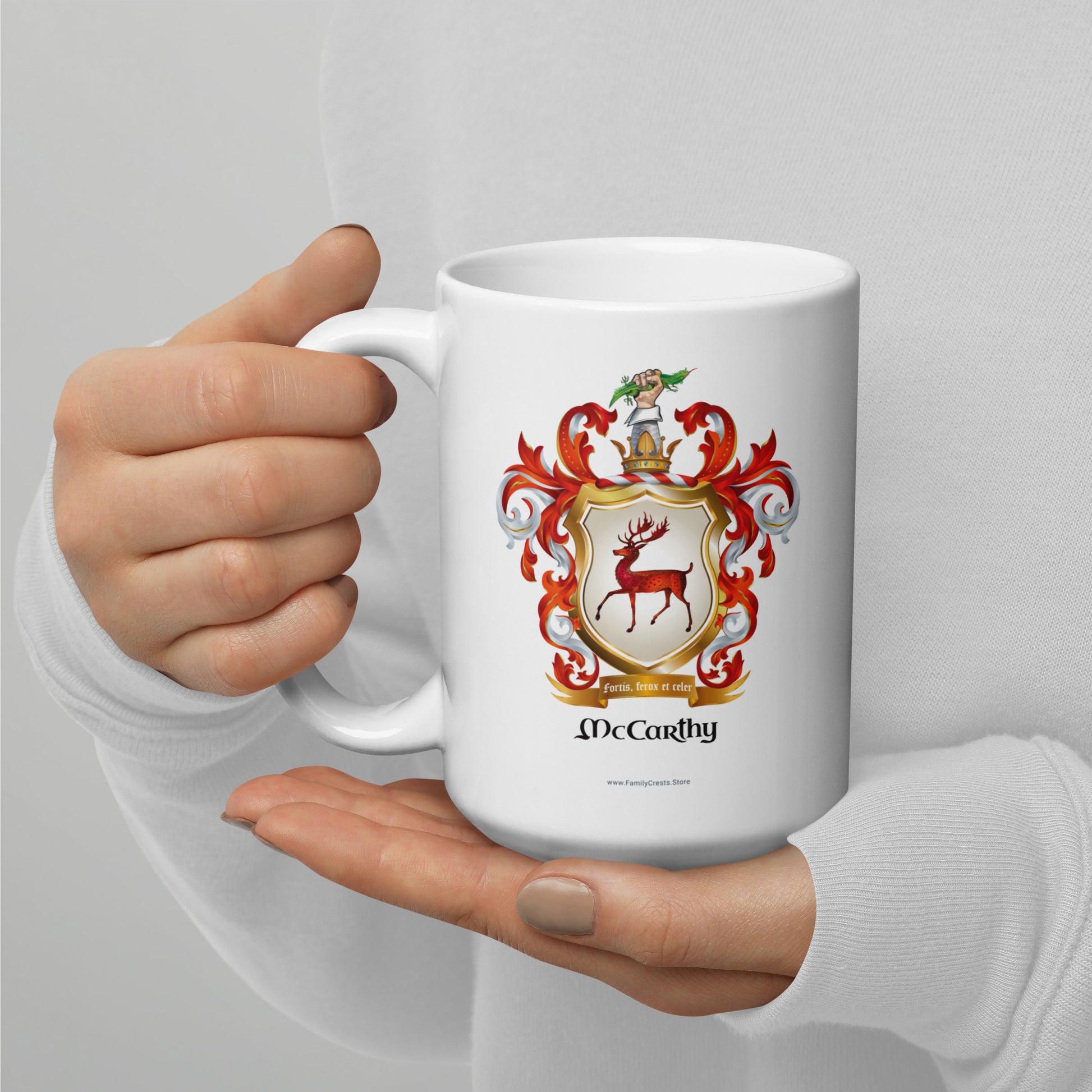 McCarthy Family Crest mug-Family Crests Store