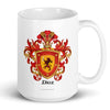 Diaz Family Crest mug - Díaz de Asturias
