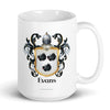 Evans Family Crest mug - Irish origin