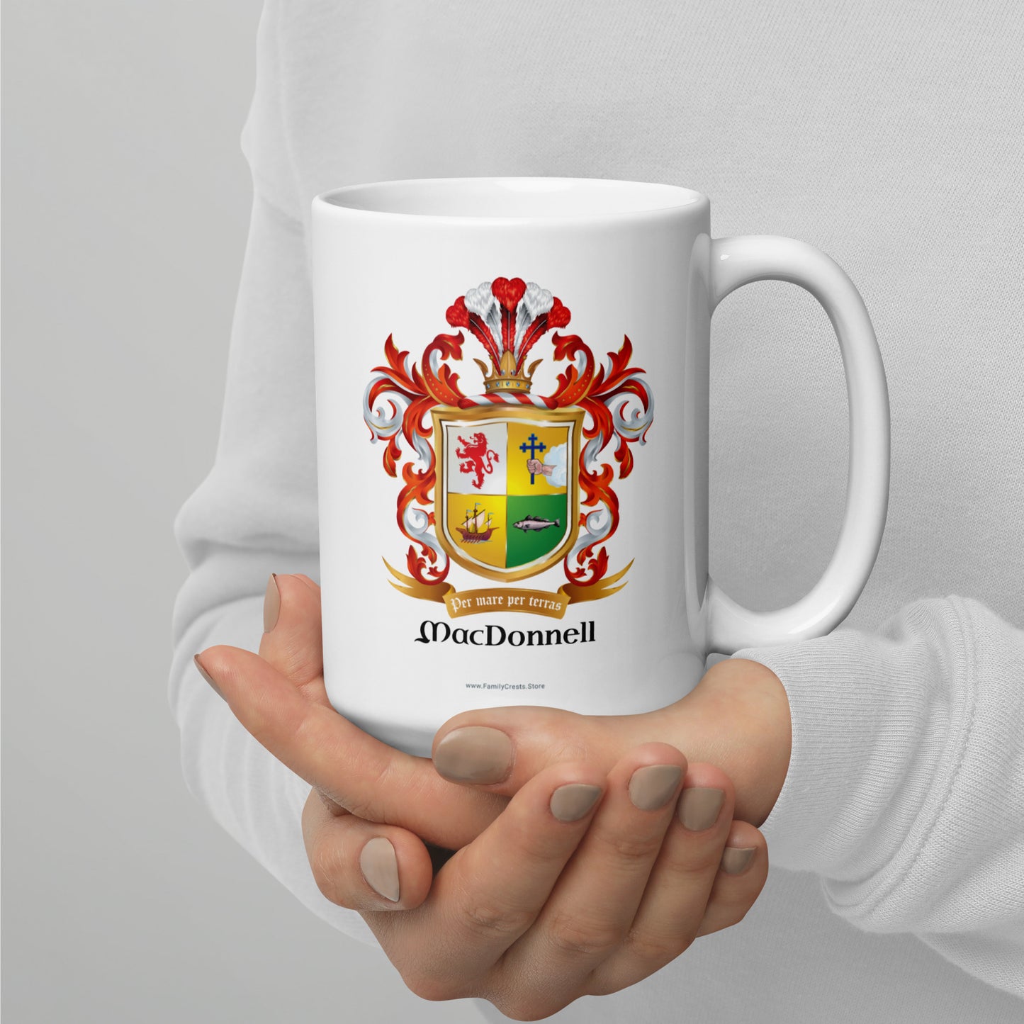 MacDonnell Family Crest mug