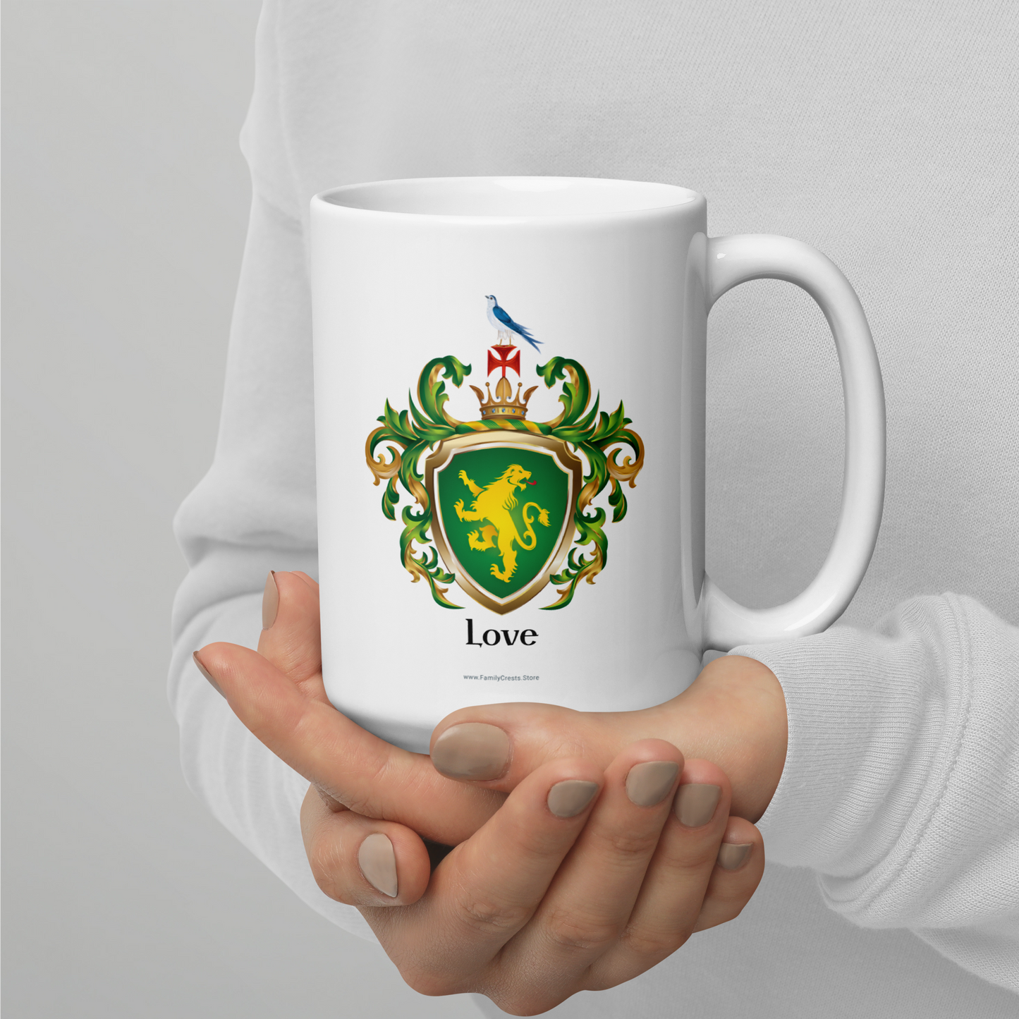 Love Family Crest mug