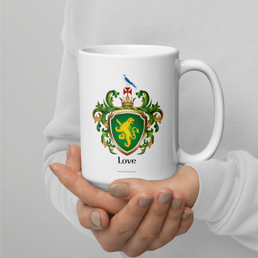 Love Family Crest mug