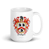 Mulligan Family Crest mug – crown with lion's head