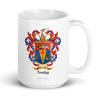 Touhy Family Crest mug - with cross