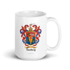 Tuohey Family Crest mug - with cross