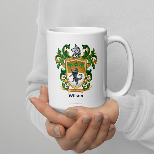 Wilson Family Crest mug (option three)