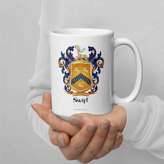 Swift Family Crest mug