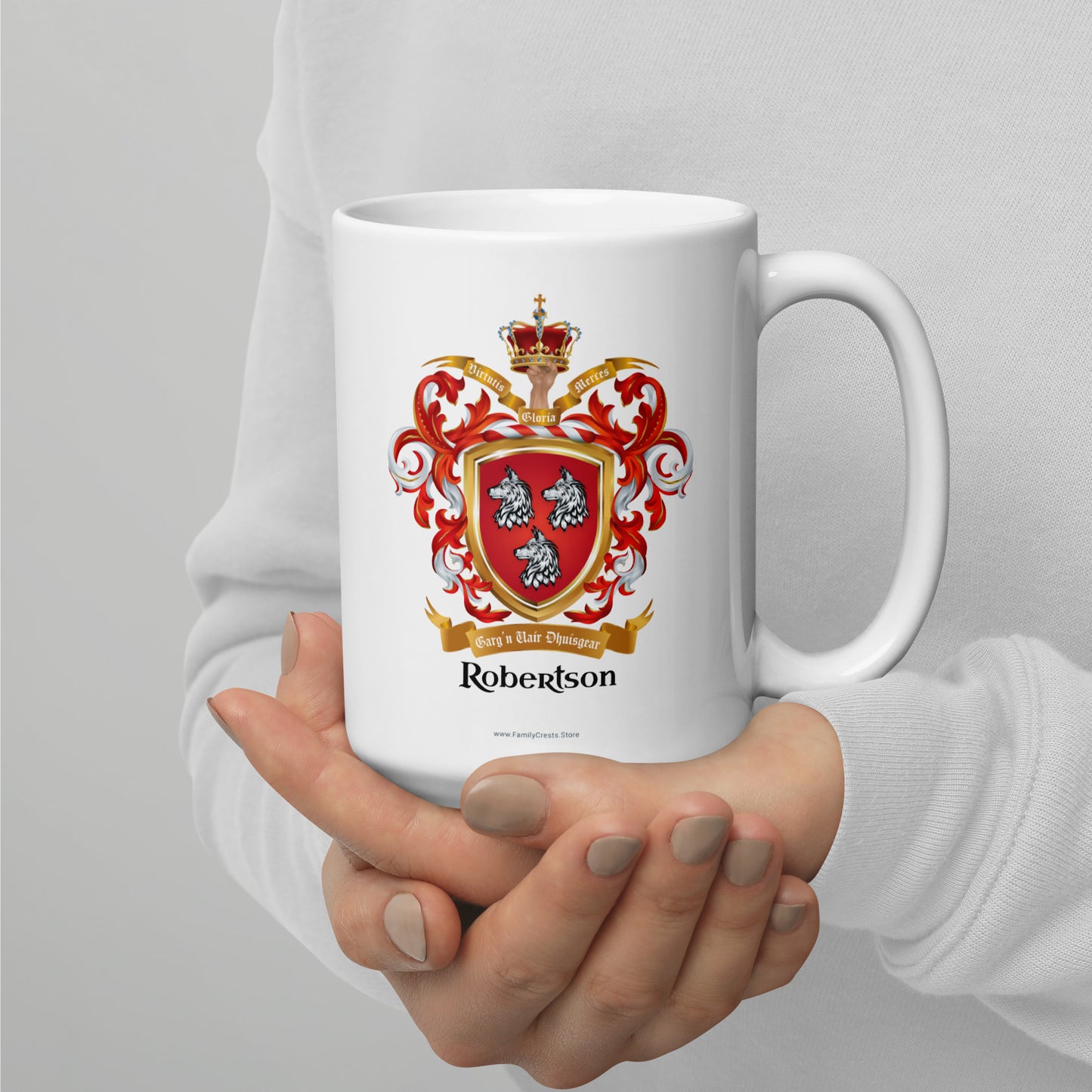 Robertson Family Crest mug-Family Crests Store