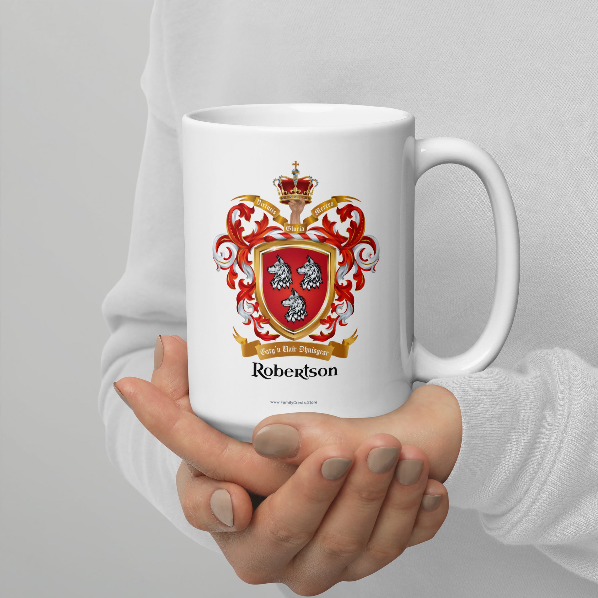Robertson Family Crest mug-Family Crests Store