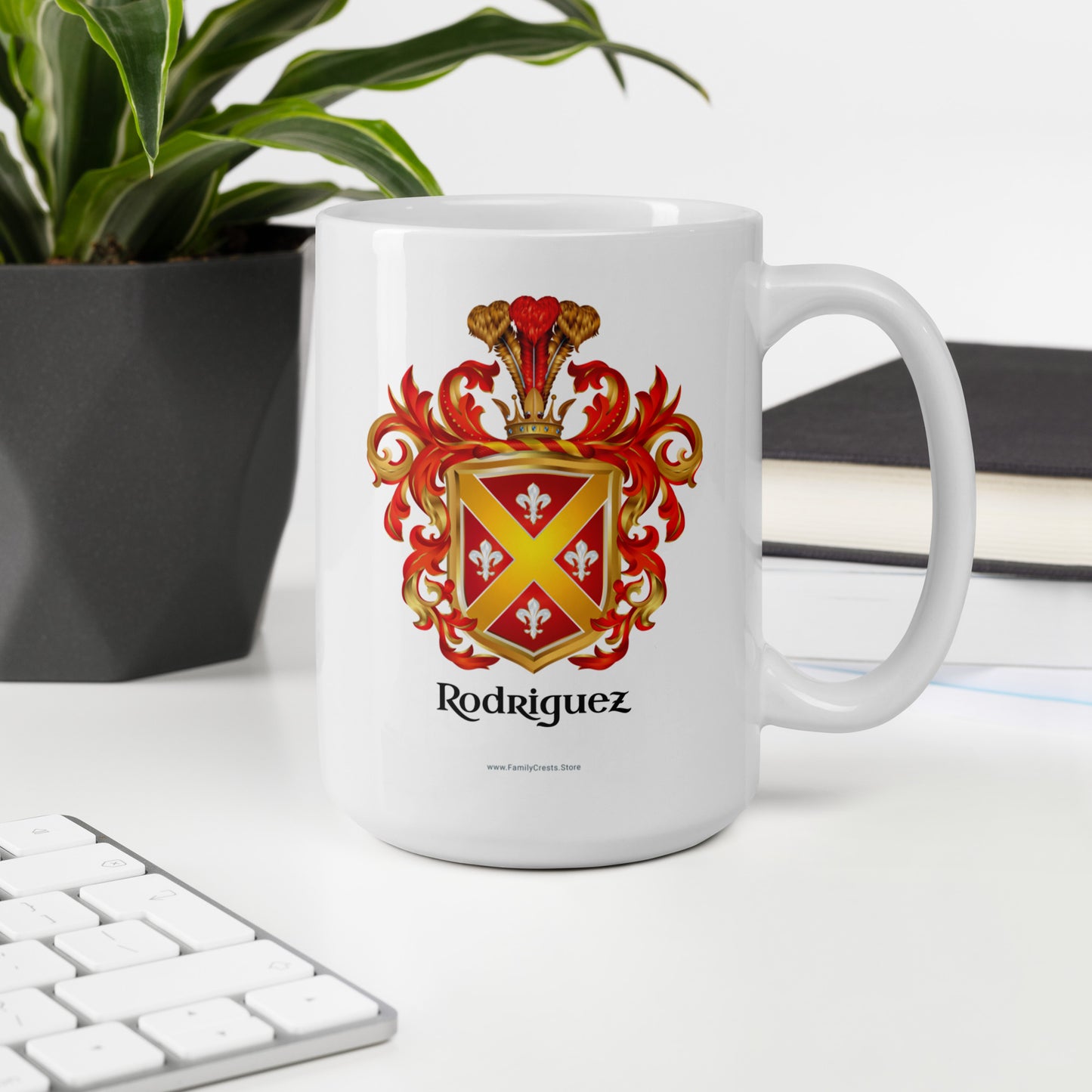 Rodriguez Family Crest mug
