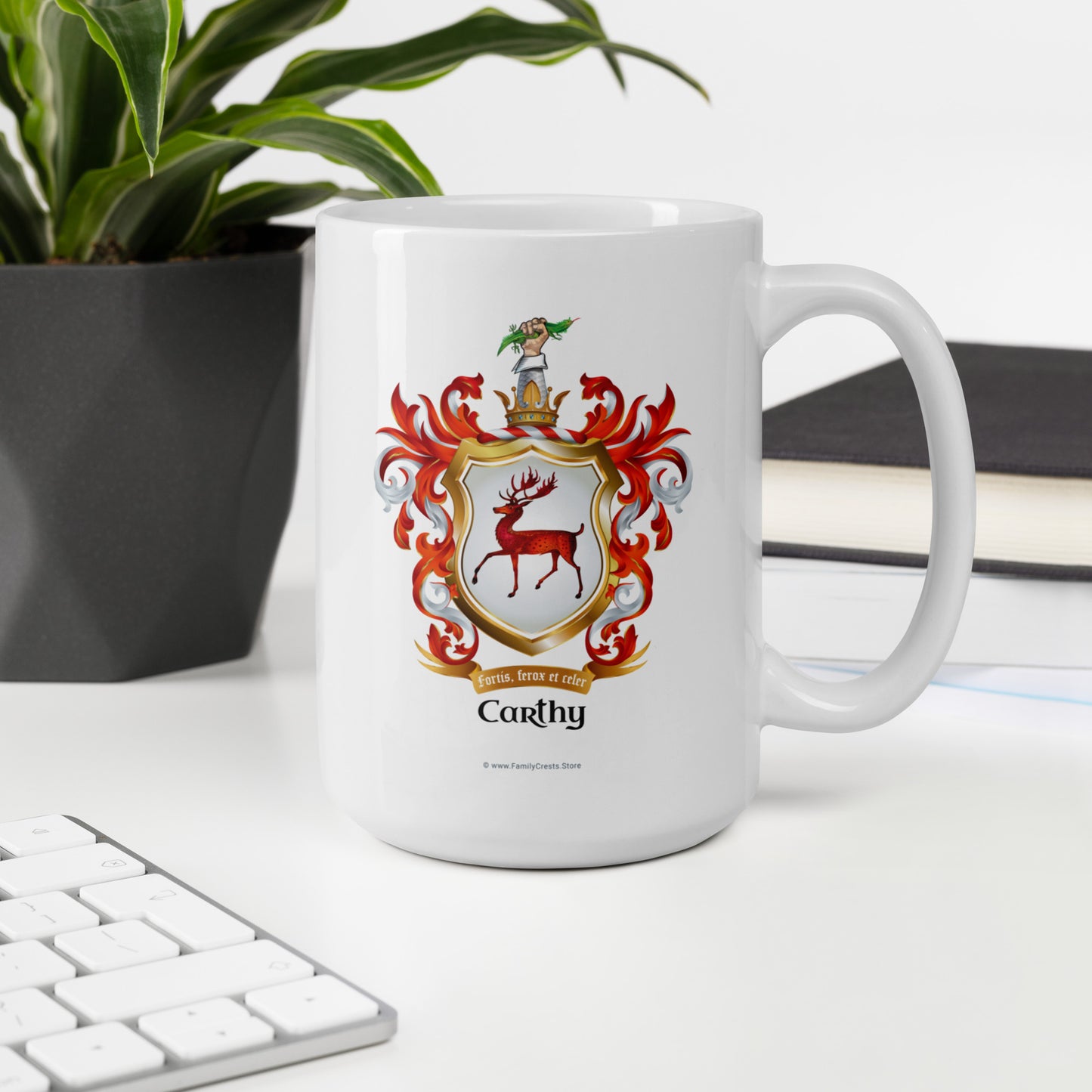 Carthy Family Crest mug-Family Crests Store